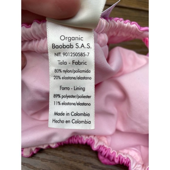 BAOBAB LULA SIDE TIE STRING SWIM BOTTOM pink L - Picture 11 of 12